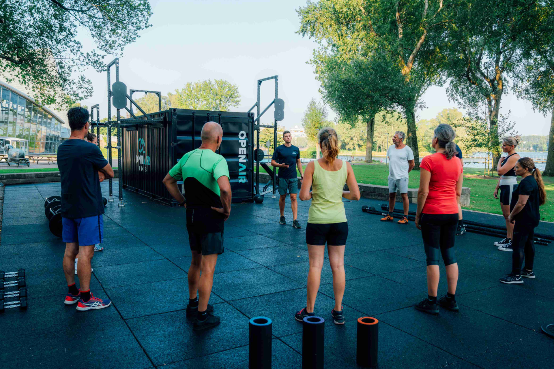 Outdoor fitness bij OpenAir Sloterplas